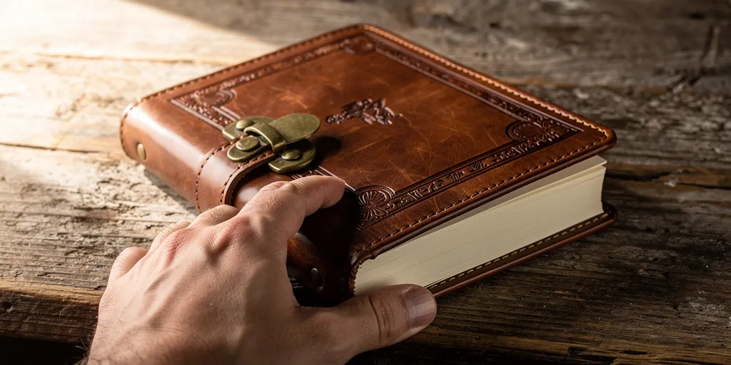 carnet de voyage en cuir