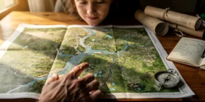 delta de l'okavango carte