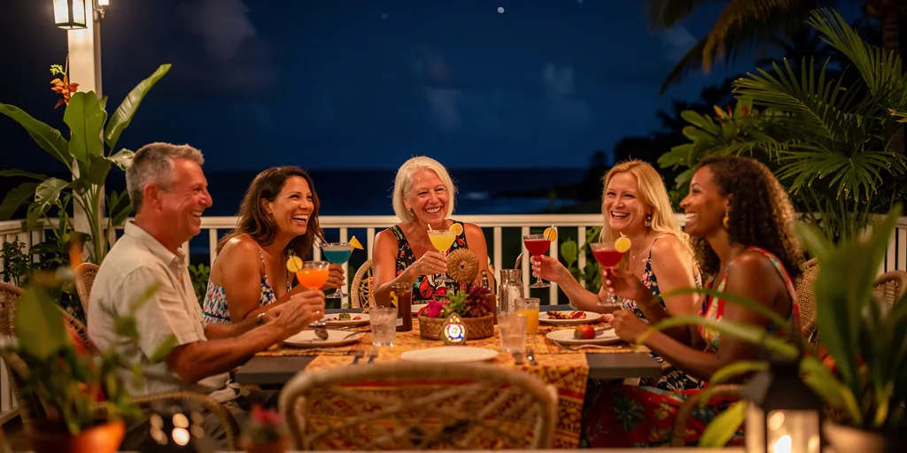 soirée en martinique