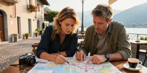 italie grands lacs carte