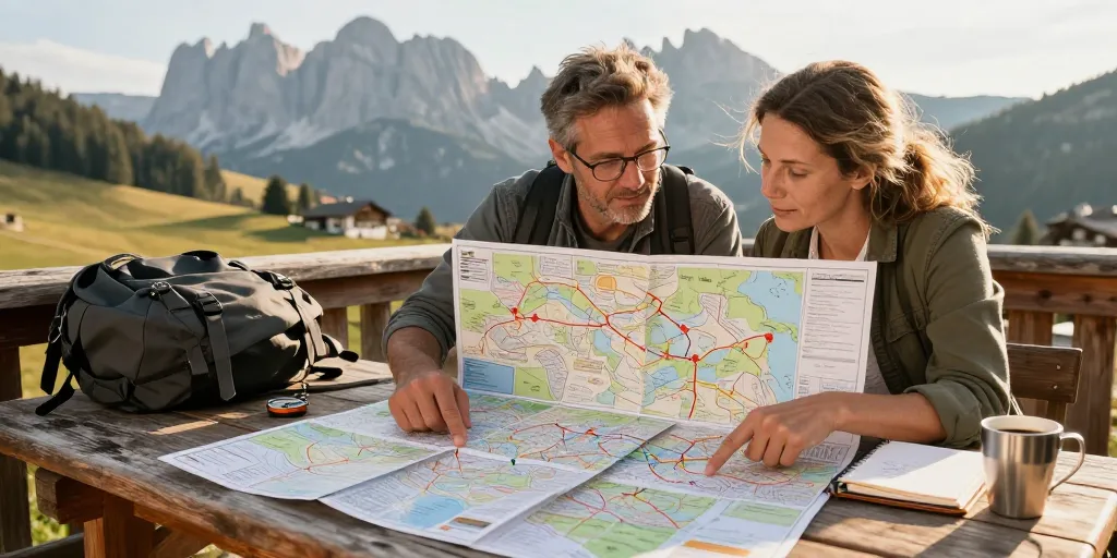 carte italie du nord dolomites