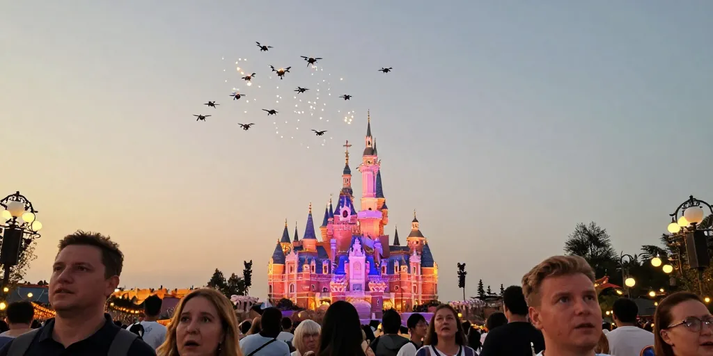 nombre de drone spectacle disney