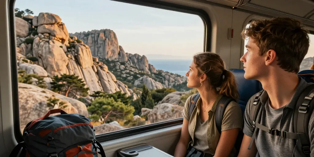 la corse en train