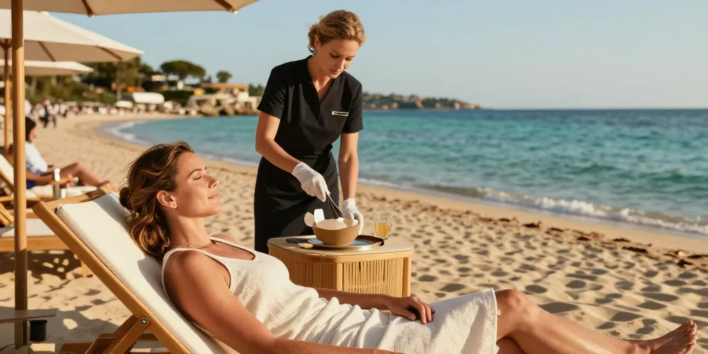 plage privee hyeres transat